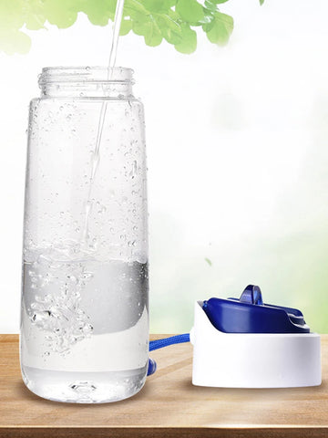750ml Portable Water Filter Bottle – Outdoor Survival Straw Cup with 0.01 Micron Filtration | Emergency Purifier for Camping & Hiking