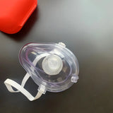 CPR Pocket Rescue Mask – Adult & Child First Aid Emergency Resuscitator with O2 Inlet