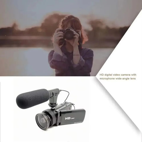 DV100 Camcorder – High-Quality Audio & Video Recording for Vlogs and More