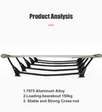 WESTTUNE Camping Cot – Portable Folding Bed for Outdoor Adventures
