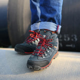 Men’s Waterproof Hiking Shoes – Outdoor Mountain Climbing Sneakers with Height Boost