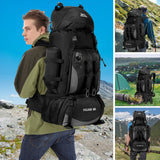 90L Waterproof Hiking & Camping Backpack – Large Capacity Outdoor Trekking Bag