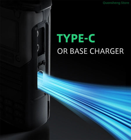 Quansheng UV-K5(8) Long-Range Dual Band Walkie Talkie – 200 Channel Portable Two-Way Radio with AM/FM, Emergency Weather, Cross-Band Intercom & Type-C Charging