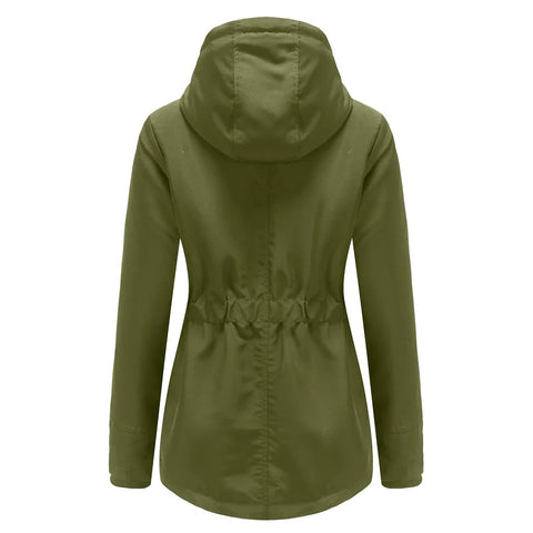 Women's Warm Hooded Parka – Thick Plush Mid-Length Winter Coat (S–5XL)