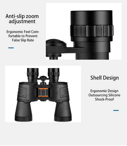 20x50 Professional Military-Grade Binoculars – Long Range, Waterproof, BAK4 Prism, Low Light Vision