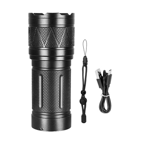 9000000LM Rechargeable Tactical LED Flashlight – 600W, Long-Range Beam, 12000mAh Power Bank, Waterproof & Zoomable