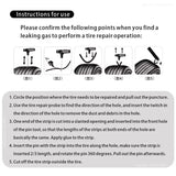 ZFOUEK Tire Repair Kit – Emergency Puncture Plug Tool Set for Car, SUV & Motorcycle Tires (23PCS / 42PCS)