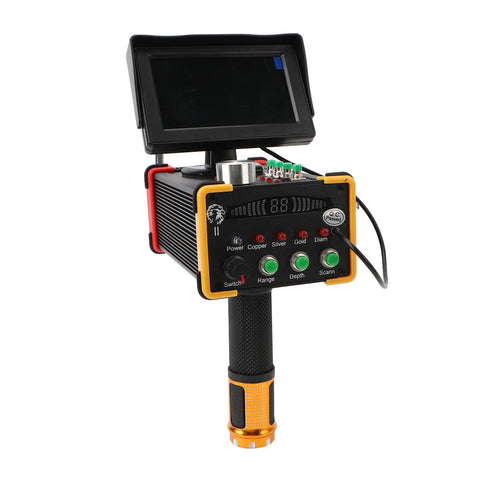 High-Accuracy Long-Range Underground Metal Detector – 15m Depth, 1000m Range – Gold, Copper, Silver & Gem Detection