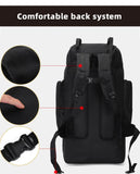 130L Waterproof Hiking Backpack – Heavy-Duty Outdoor Rucksack with Reflective Safety Strips & Molle System