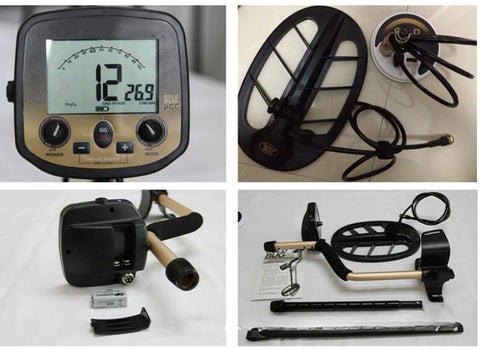 Gold Bug Pro Long-Range Metal Detector Kit – Dual Coil, 3M Underground Detection, High Sensitivity for Gold, Coins & Gems