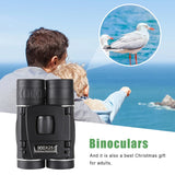 900x HD Long-Range Binoculars – Compact Folding Mini Telescope with BAK4 Prism & FMC Optics (Black)