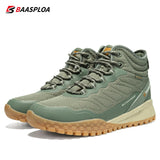 Baasploa Women’s Waterproof Winter Snow Boots – Plush Lined, Non-Slip Outdoor Sneakers