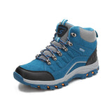 Women’s Outdoor Leather Hiking Boots – Ankle-High, Breathable, Lightweight Trekking Shoes