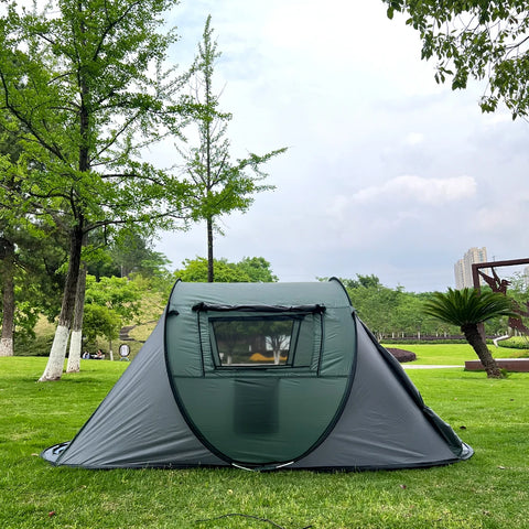 Quick-Open Pop-Up Tent for 5–8 People – Waterproof Hand-Throw Camping & Boat Tent (4-Season, Double Layer)