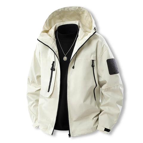 CHRLCK Unisex Waterproof Windbreaker – Lightweight, Windproof, Quick-Dry Hiking Jacket for Men & Women