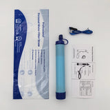 Outdoor Personal Water Filter Straw – Lightweight Emergency Water Purifier for Camping, Hiking & Survival