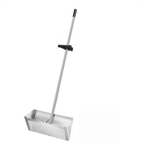 Premium Stainless Steel Sand Flea Rake & Beach Sand Scoop – 16" Wide, Anti-Rust, Ergonomic Design for Treasure Hunting & Metal Detecting