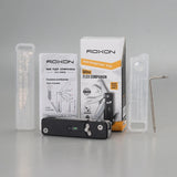 ROXON S504G Mini Folding Multi-Tool Knife with Scissors – Interchangeable, Locking Blade for Outdoor & Camping