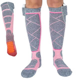 Rechargeable Heated Socks – Unisex Electric Thermal Socks with Remote Control & 3 Heat Settings (2200mAh Batteries Included)