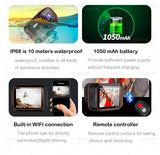 4K60FPS Waterproof Action Camera with Remote Control – Wide-Angle Sport Cam for Outdoor Adventures, Diving & Cycling