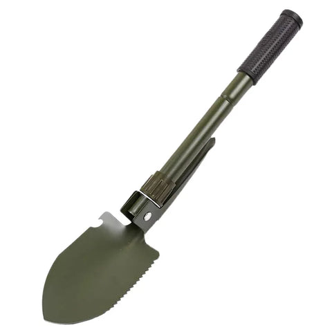 Multifunction Folding Tactical Shovel – Survival & Camping Tool Kit with Canvas Bag