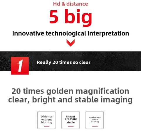 High-Power HD Telescope with Maitian Optical Glass – Portable Zoom Lens for Outdoor Concerts & Mobile Photography
