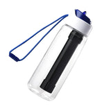 750ml Portable Water Filter Bottle – Outdoor Survival Straw Cup with 0.01 Micron Filtration | Emergency Purifier for Camping & Hiking