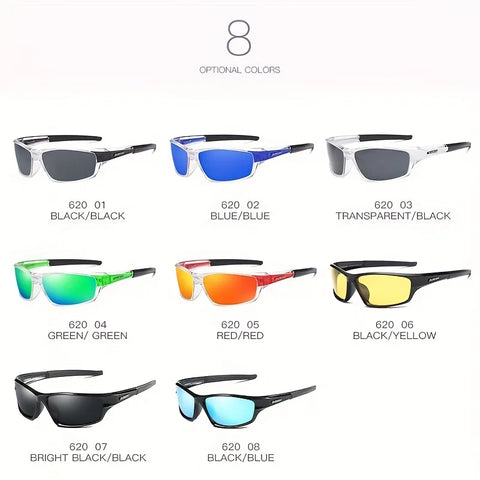 DUBERY Polarized UV400 Outdoor Sports Sunglasses for Men – Model 620