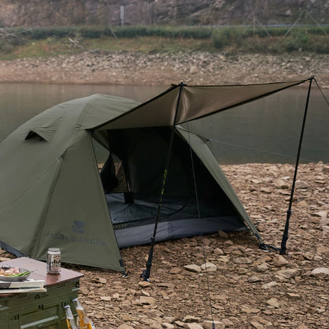 Mobi Garden 3–4 Person Waterproof Camping Tent – Double-Layer, UV & Rain Protection, Lightweight Trekking Shelter
