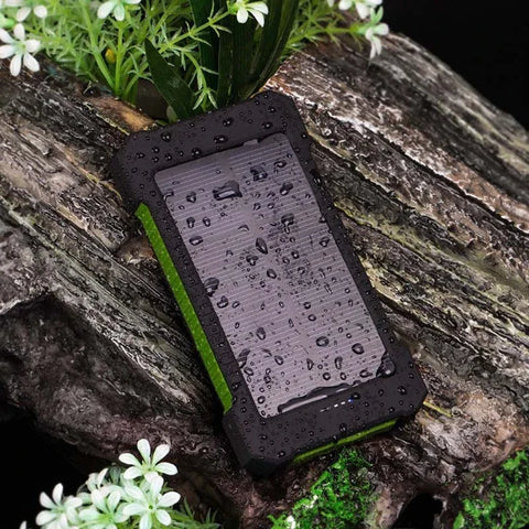 200,000mAh Solar Power Bank – Heavy-Duty Outdoor Backup Charger with Dual USB, LED Flashlight & Compass