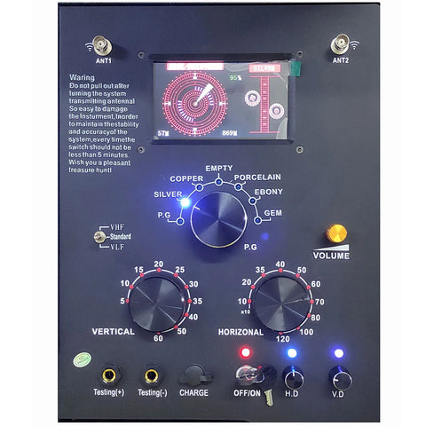 Ray Finder Long Range Gold & Diamond Detector – 1000m Range | 50m Depth | LED Display | Pro Mining Tool