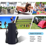 Neoprene Water Bottle Carrier with Strap – Insulated Sleeve for 610ml–1500ml Bottles (Black or Camouflage)