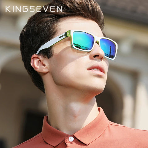 KINGSEVEN Polarized Sports Sunglasses for Men – UV400 Mirror Lens | Model 750