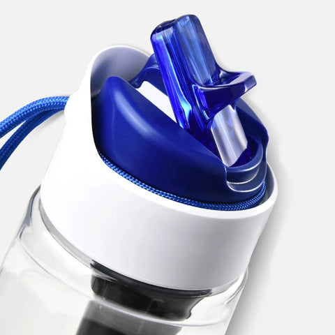 750ml Portable Water Filter Bottle – Outdoor Survival Straw Cup with 0.01 Micron Filtration | Emergency Purifier for Camping & Hiking