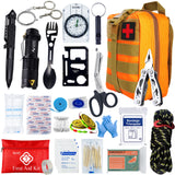 Professional Survival First Aid Kit – 24-in-1 Emergency Gear with Molle Bag | Camping, Hiking, Outdoor Rescue IFAK
