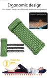 SHXI Ultralight Diamond-Shaped Inflatable Sleeping Pad – Single Person, Waterproof TPU Camping Mat