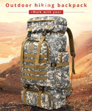 Rilibegan 70L Tactical Hiking Backpack – Camouflage, Waterproof