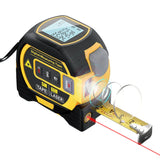 3-in-1 Digital Laser Rangefinder with 5M Tape Measure & LCD Display – 40m/60m Distance Measuring Tool
