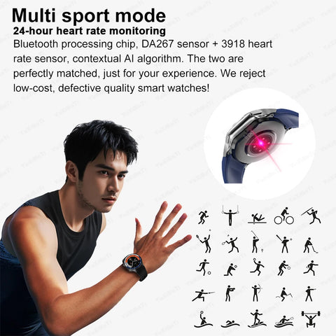 OPPO Watch X Smartwatch – 1.43" AMOLED Display, 4GB MP4/MP3 Player, Bluetooth 5.3, Multi-Sport & Health Tracking, IP68 Waterproof