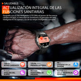 EIGIIS KT76 Smart Watch – 3ATM Waterproof Outdoor Fitness Tracker with Compass, Flashlight, Bluetooth Calling & Health Monitoring
