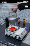 BUERK Camping Infrared Stove – Portable Windproof Outdoor Furnace with Carry Box