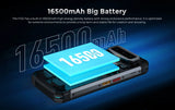 FOSSiBOT F102 Rugged Smartphone – 16500mAh Battery, 20GB+256GB, Android 13, 120Hz 6.58" FHD+ Display, Helio G99, 108MP Camera, NFC