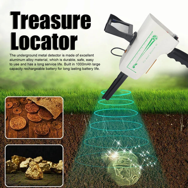 VBESTLIFE Long-Range Gold Detector with HD LCD Screen – High Accuracy Underground Metal Scanner for Gold, Silver, Copper (AC100–240V)
