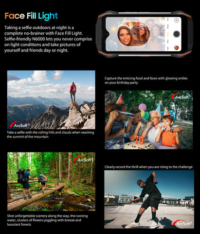 Blackview N6000 Rugged Waterproof Mini Smartphone | 4.3" Display, 256GB Storage, Android 13, 48MP Camera, NFC, Helio G99 Octa-Core