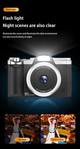 Xiaomi Digital Camera – 5K HD Portable CCD Camera with 16X Zoom