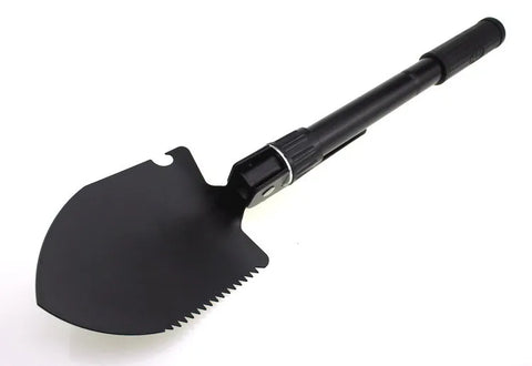 Multifunction Folding Tactical Shovel – Survival & Camping Tool Kit with Canvas Bag