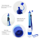Outdoor Personal Water Filter Straw – Lightweight Emergency Water Purifier for Camping, Hiking & Survival