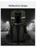 50L Waterproof Hiking Backpack – Large Travel Rucksack with Shoe Compartment