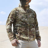 Men’s Tactical Sun-Protective Hiking Jacket – Lightweight, Waterproof, Quick-Dry Outdoor Shell