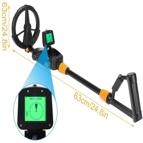 MD-1008A Kids Gold Metal Detector with LCD Display – Lightweight Gold & Treasure Finder with Waterproof Coil